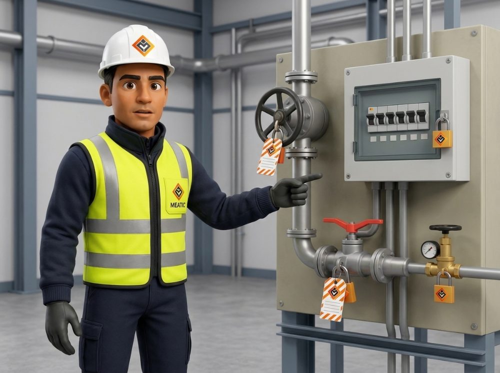 Aislar todas las entradas de energía y sustancias