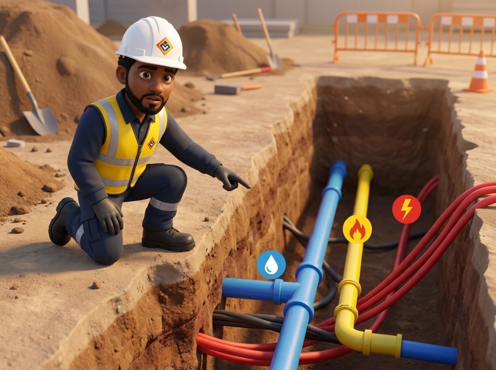 Antes de excavar: localizar servicios
