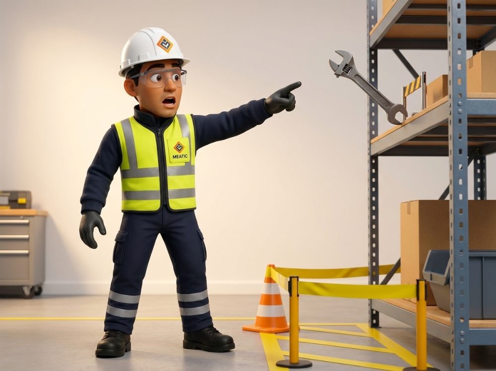 Casi-accidente en el trabajo