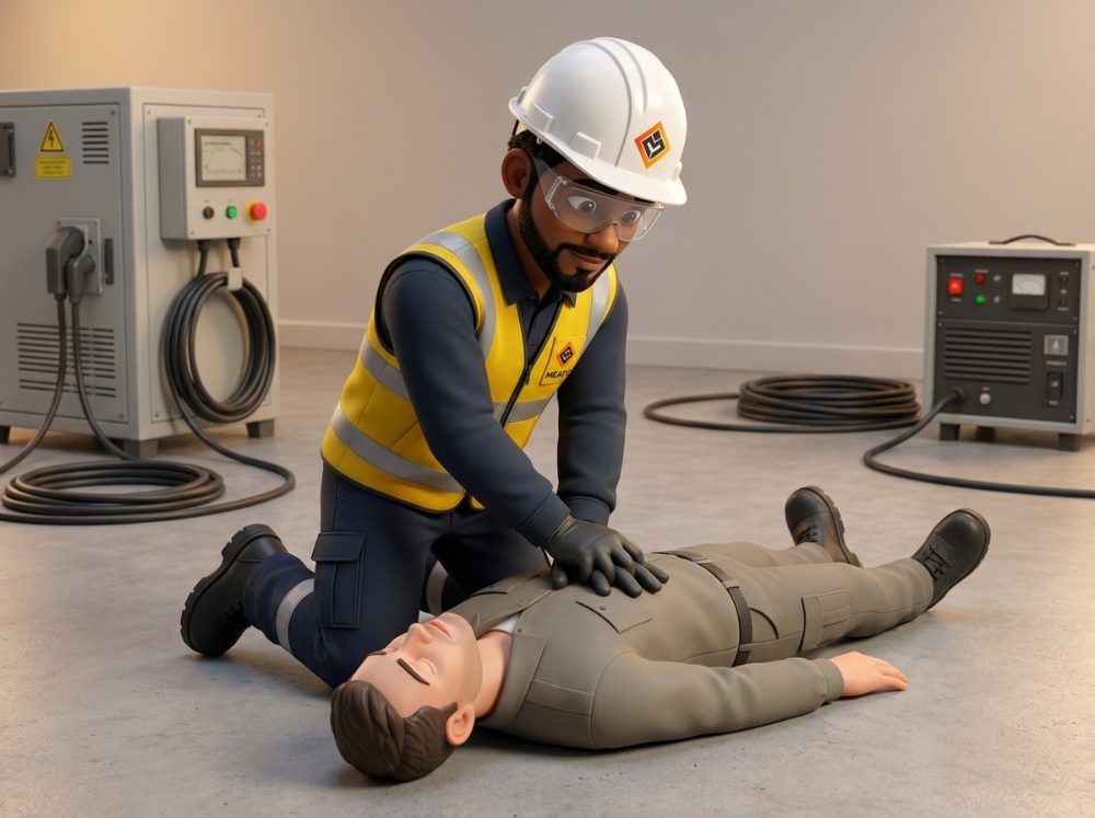 RCP tras electrocución