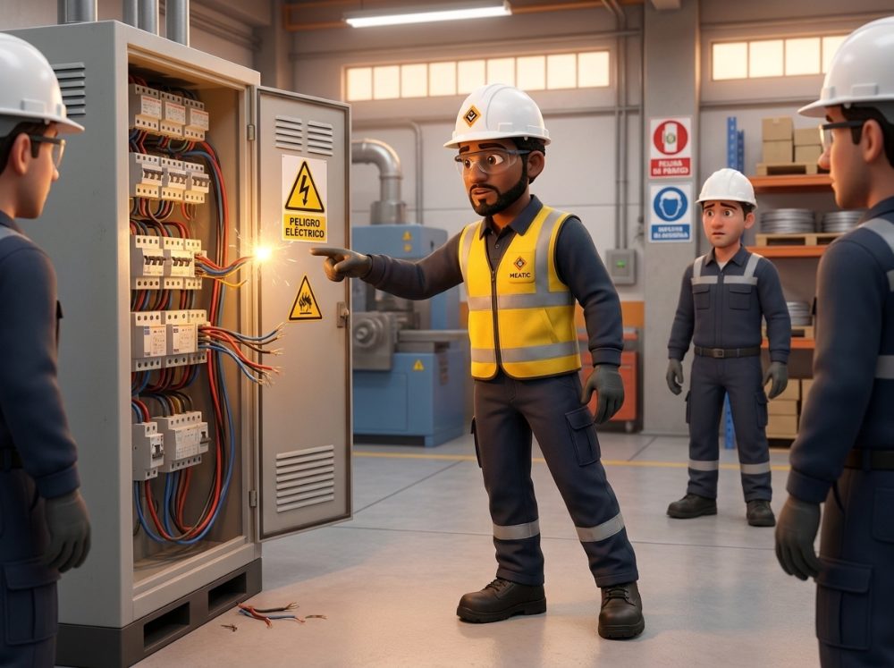 Riesgo eléctrico: la causa más común