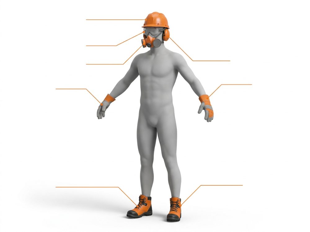 EPP según la parte del cuerpo