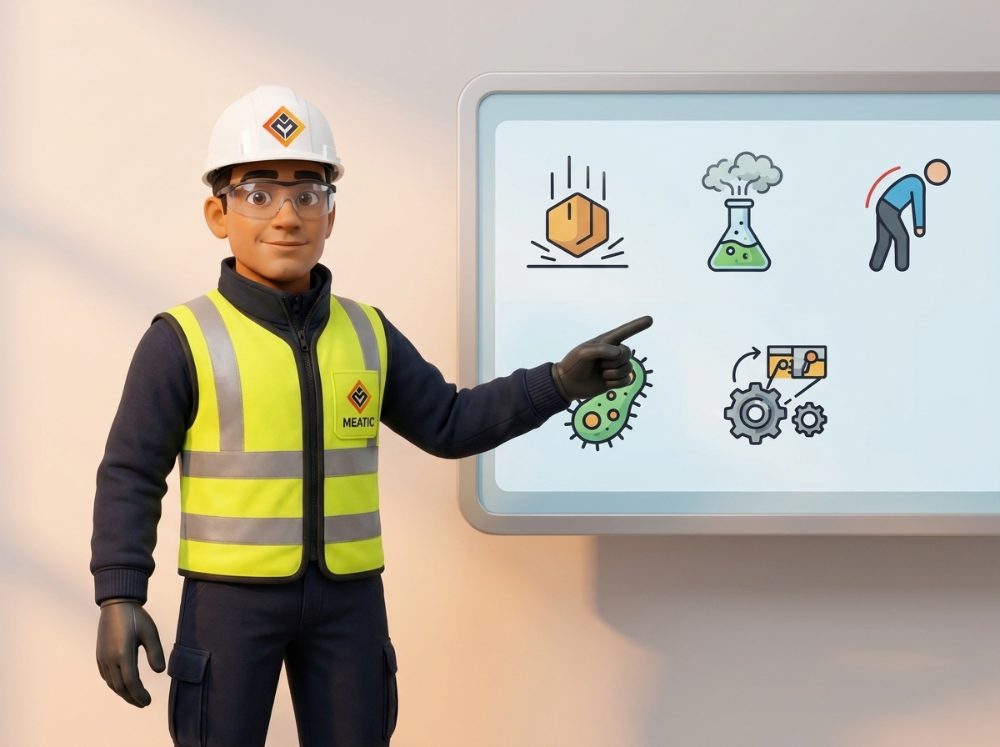 Tipos de riesgos en el trabajo